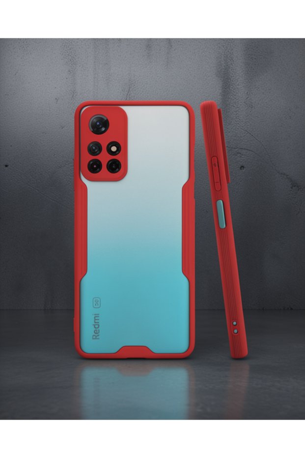 Xiaomi Redmi Note 11t Case Platinum Silicone - Red