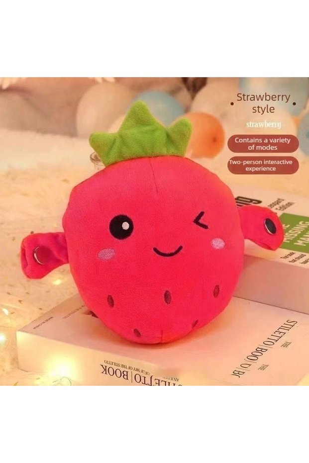A Kids Banana Fruit Induction Beat Toy Creative Music Dolls Kawaii Parent-child Toys Sensory Party G