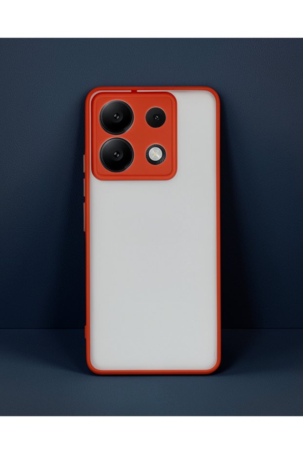 غطاء حماية سيليكون مونتريال لهاتف Xiaomi Redmi Note 13 Pro 5G - أحمر
