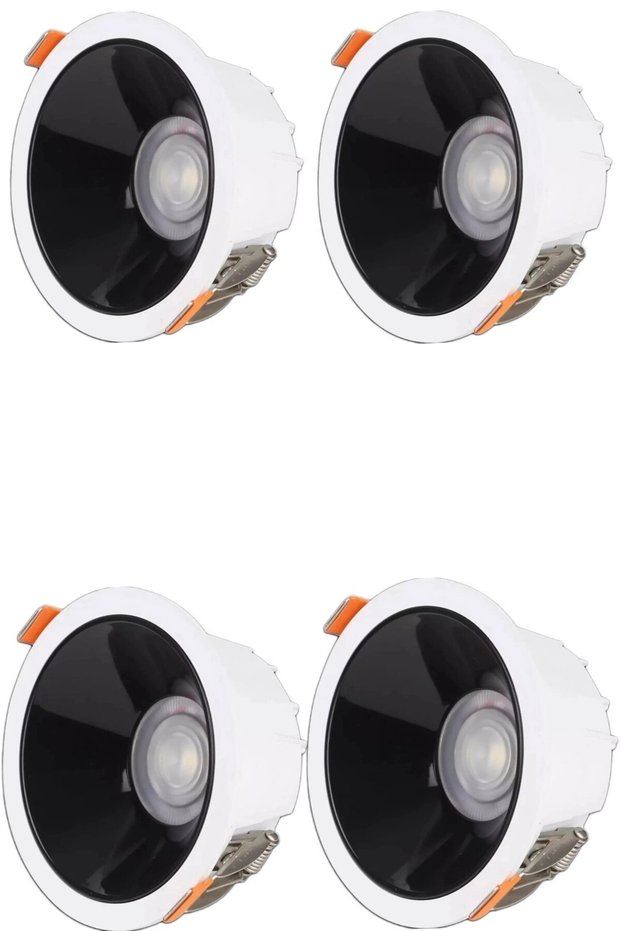 كشاف همر LED مانع للتوهج 7 واط مقاس 7 سم إضاءة صفراء