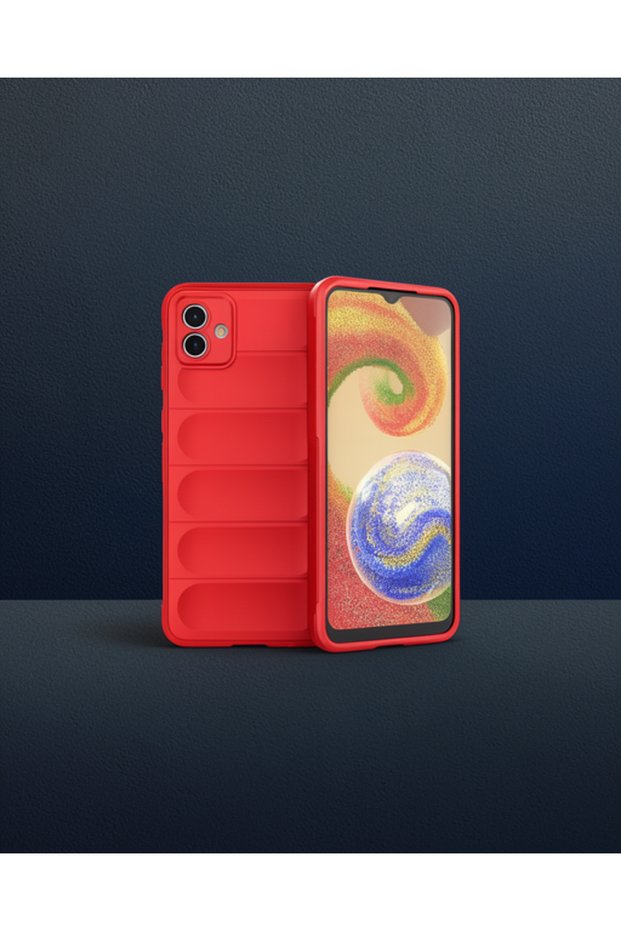 Samsung Galaxy A04E Case Optimum Silicone - Red