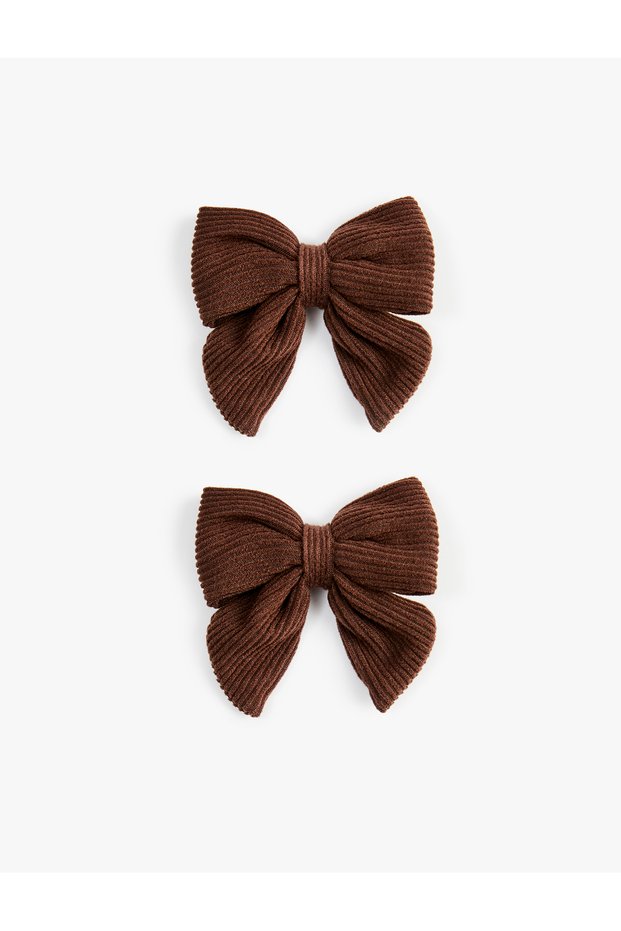 2-Pack Hair Clips with Bows