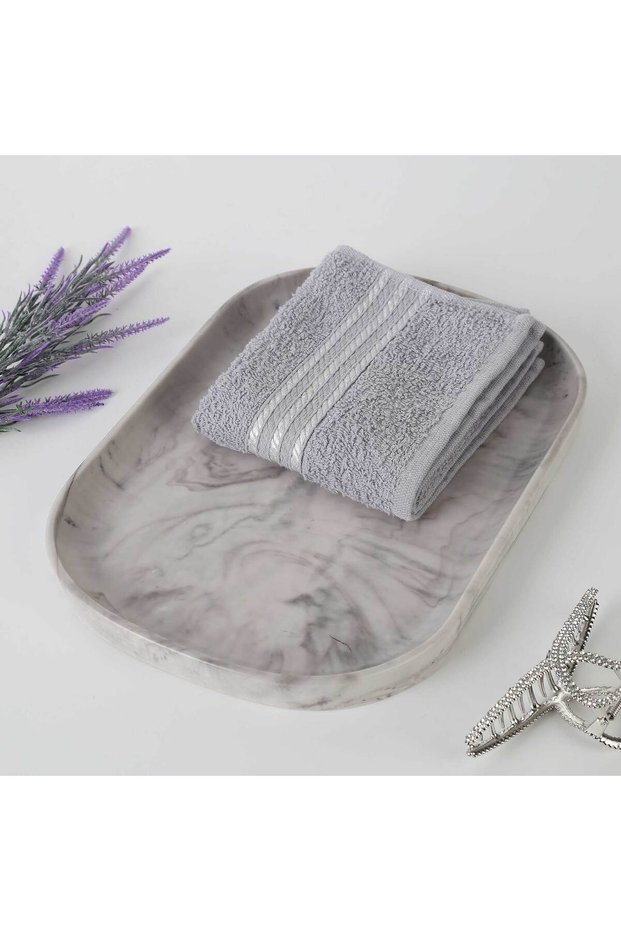 Marble Large Tray Black