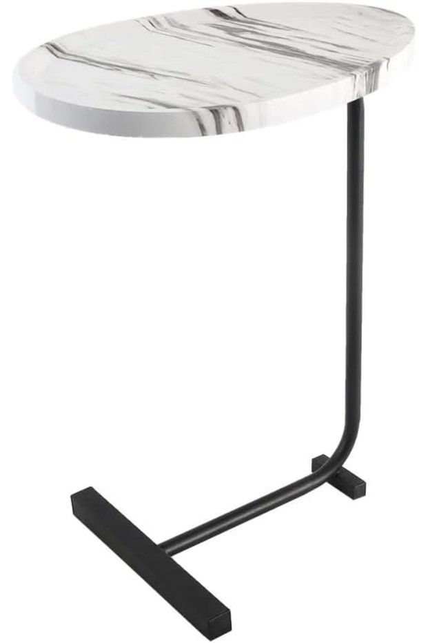 Nzone C Shaped Table, Side Table,End for Sofa and Bedside, طاوله قهوه,Couch Side Tables That Slide U
