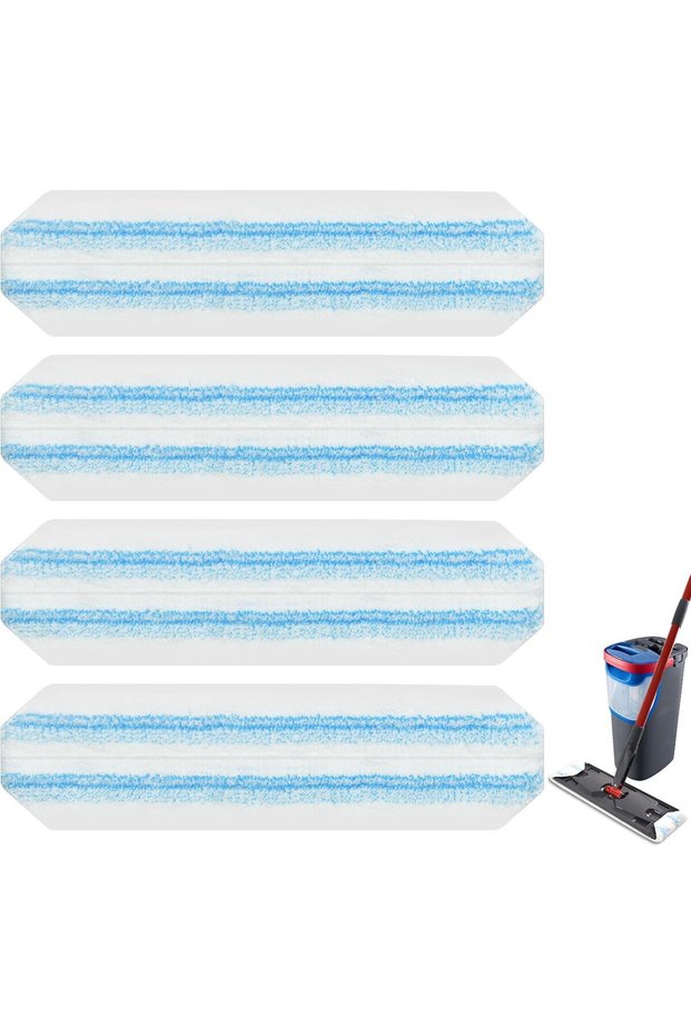 Mop Pads Replacements Compatible with O Cedar H2prO Flat Mop System Microfiber Mop Replacement Heads