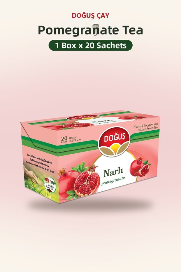Pomegranate Tea 20 Filtered Bags X 1 Box