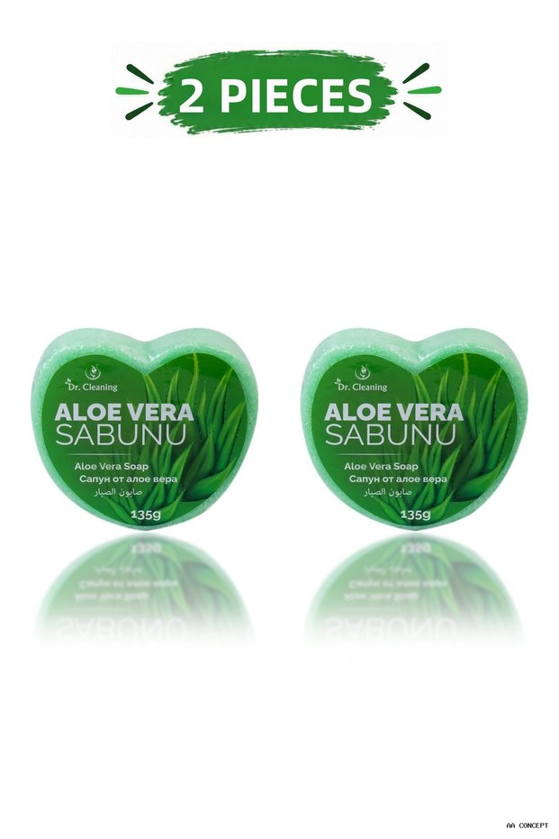 Concepta - Alovera Sponge Soap 135 Gr - 2 Pieces (143623) Set Product