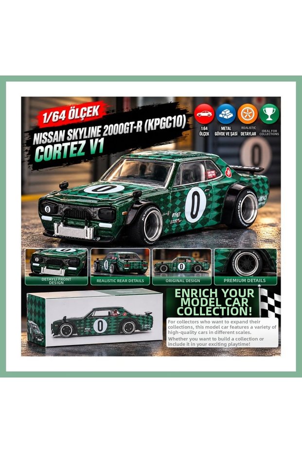 X Kaido House 1/64 Nissan Skyline 2000Gt-R (Kpgc10) Cortez V1 Bsk2026