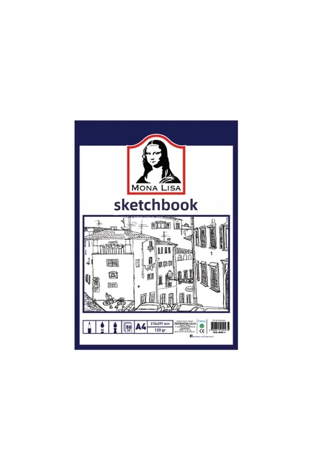 Bn05-4 دفتر رسم مقاس A4 120 جرام. 50 بنس.