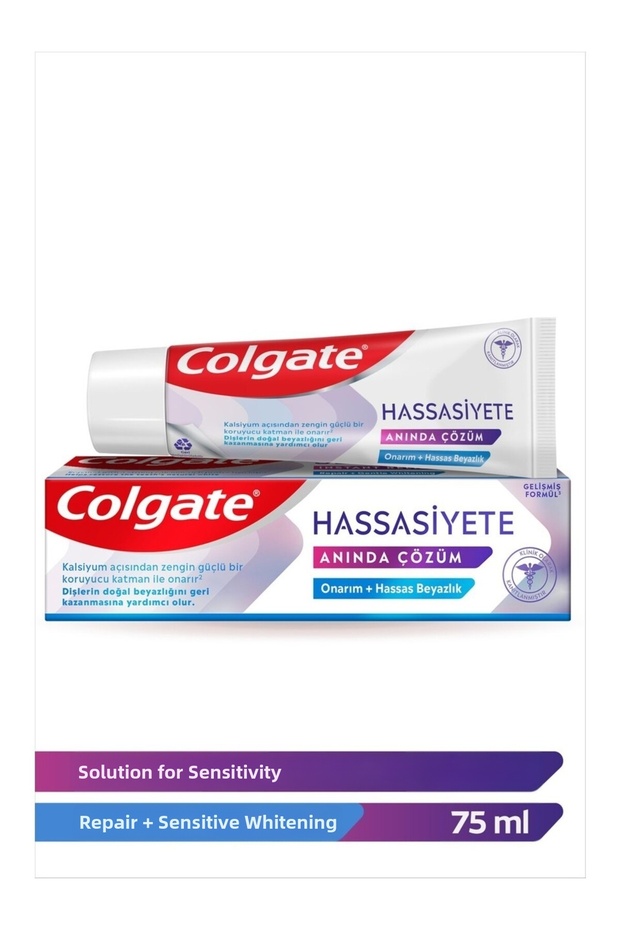 Instant Solution for Sensitivity 75 ml Whitening Toothpaste Originated from Turkey Repair