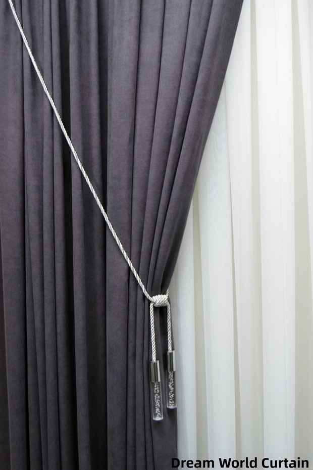 Ceiling Mounting Curtain Tieback with Cornice Bracket Braçol Curtain Accessory