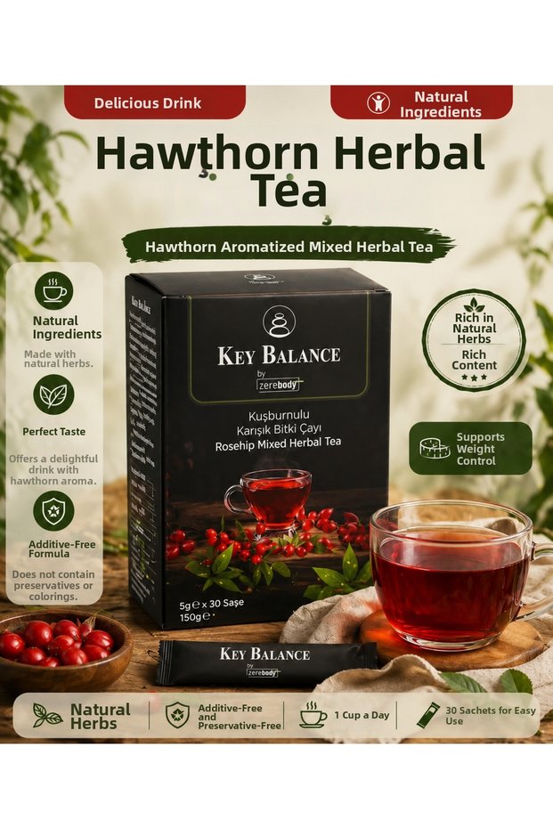 Zerobody Herbal Form Tea – 30 Days |   Rosehip Flavored