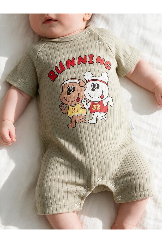 Printed Baby Boy Romper