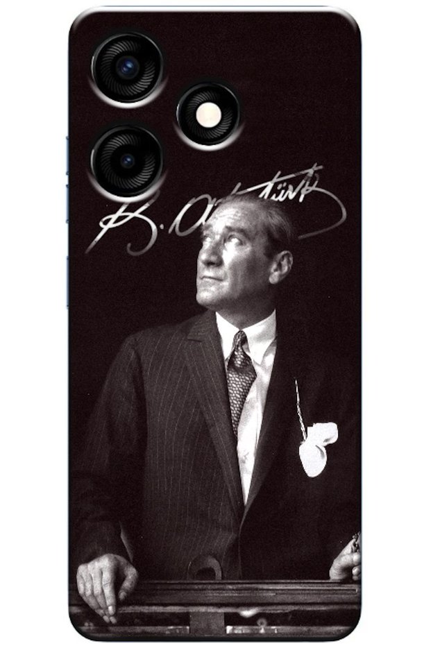 TECNO Spark 10C Compatible Case: Mustafa Kemal Atatürk (Printed)