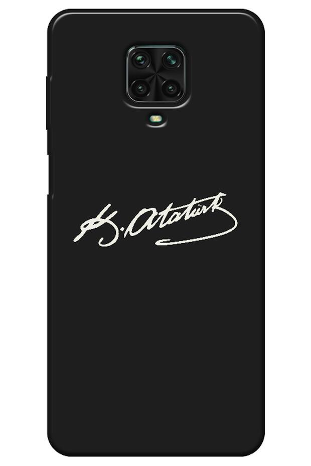 Xiaomi Redmi Note 9S Compatible Case with Atatürk's Signature (Printed)