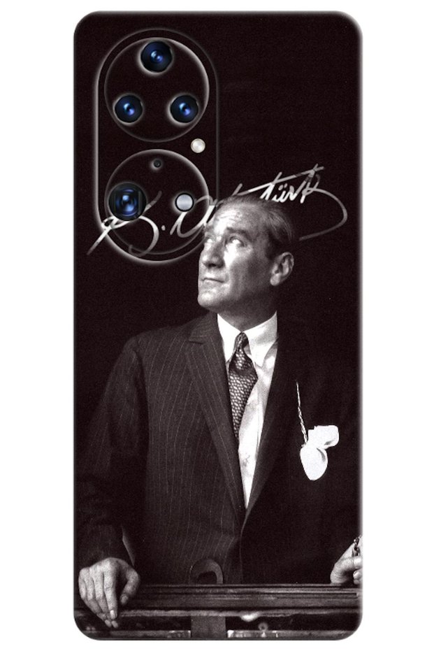 Huawei P50 Pro Compatible Case: Mustafa Kemal Atatürk (Printed)