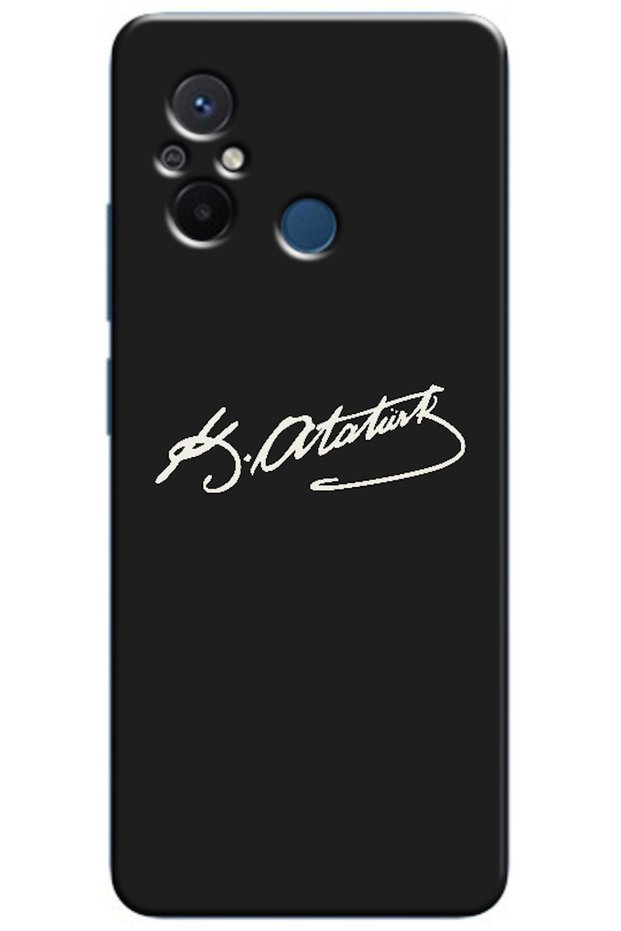 Xiaomi Redmi 12C Compatible Case with Atatürk's Signature (Printed)