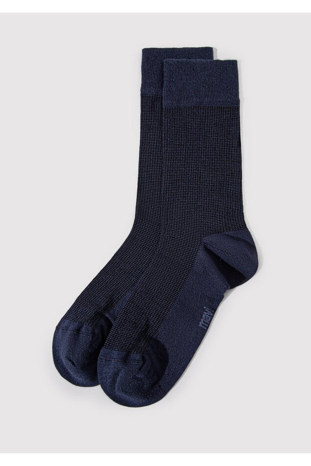 Socks - Dark blue - Plain