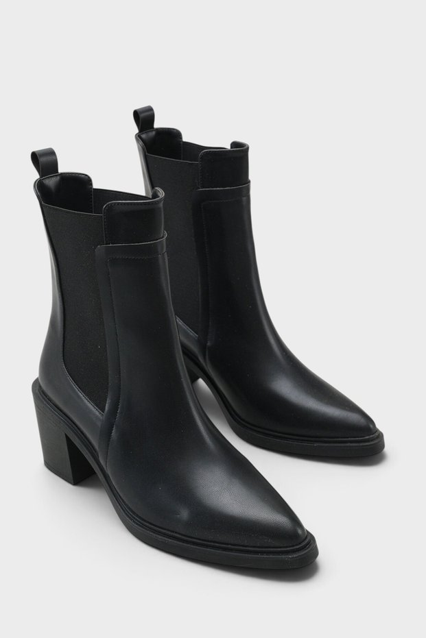 Danella Pointed Toe Women's Cowboy Boots with Side Elastic