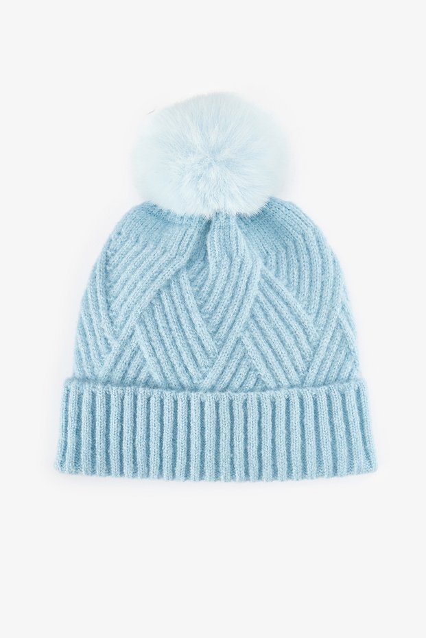 Blue Luisa Striped Beret