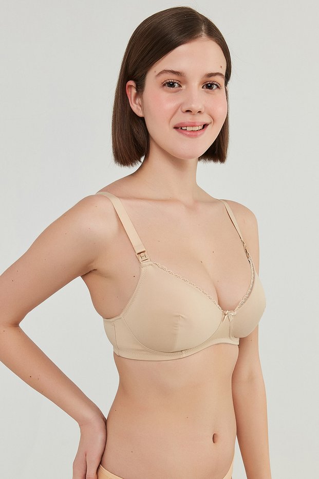 # Hiççamaşırı Mama Siyah Breastfeeding Bra Without Underwire
