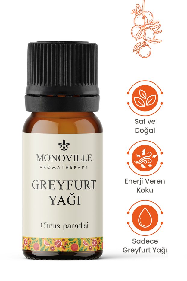 Grapefruit Essential Oil 10 ml Pure and Natural (Grapefruit Essential Oil)