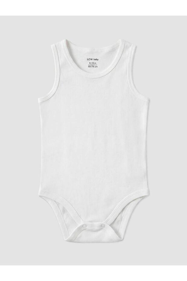 Crew Neck Baby Boy Snap Fastener Bodysuit (S6)