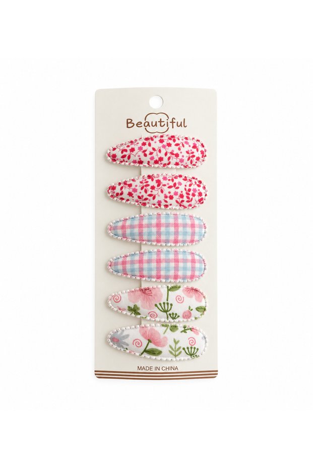 Special Series Embroidered Floral Luxury Trend First Quality New Season 6-Piece Baby Girl Child Women Snap Buckle Set