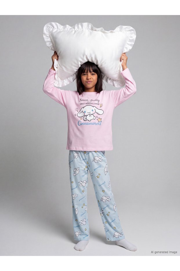 I Cinnamoroll Zero Roba Collar Girl's Pajama Set from Freezen Store