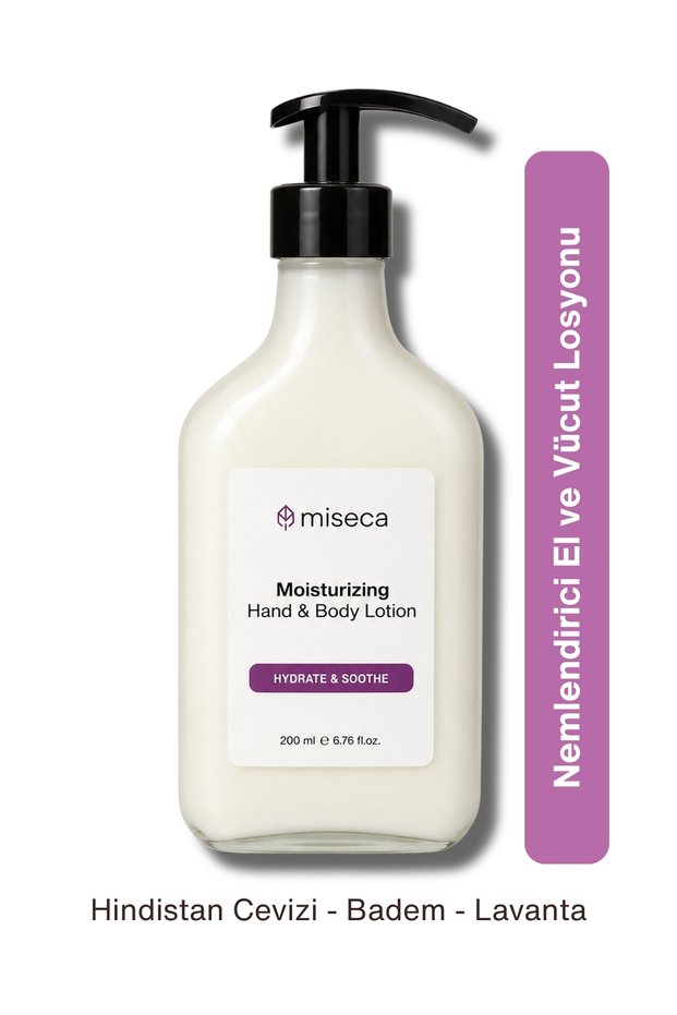 Moisturizing Hand and Body Lotion Fast Absorbing Light Texture 200 ml