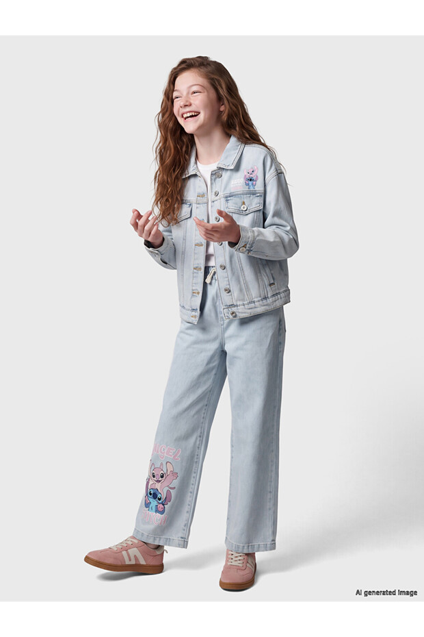 Timeless Clothing & Timeless Choices Wide Leg Popular Cartoon Hero Themed and Angel Printed K...