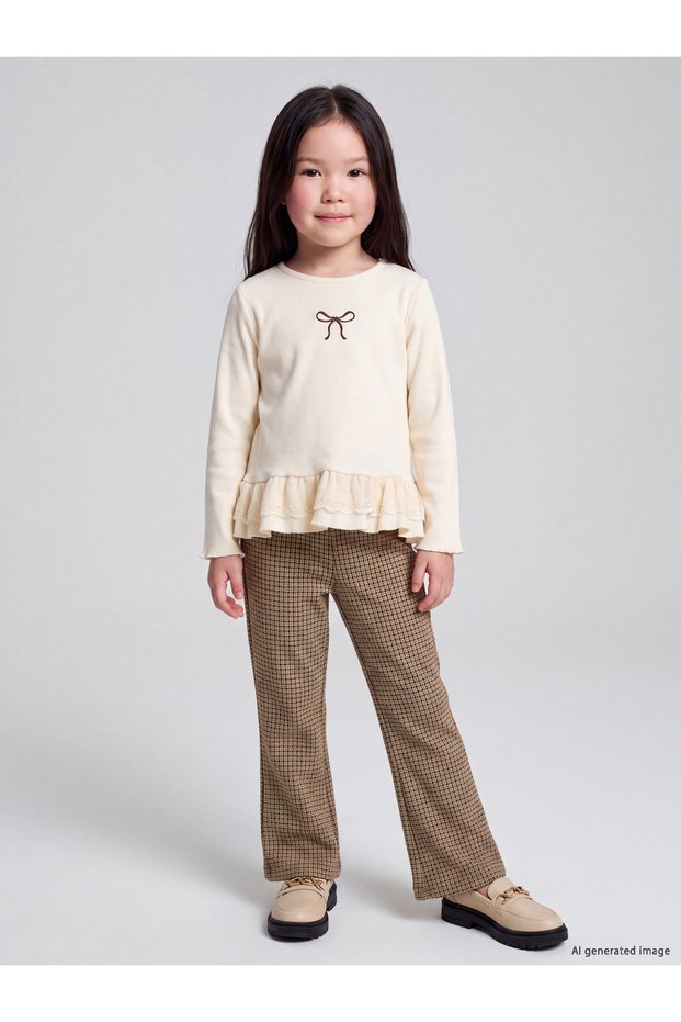 Ozmarka New Season Brown Girls' Spanish Leggings