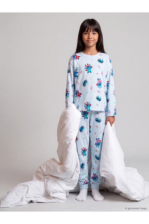 Sparkling Choices from Shining Store Popular Cartoon Hero Themed Printed Girls' Pajama Set