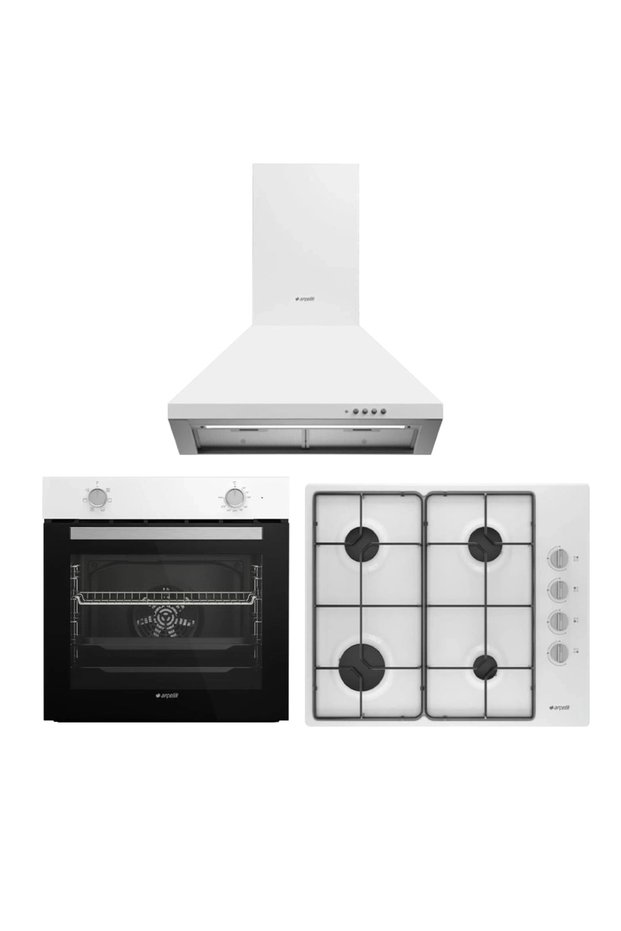 Klasik Beyaz Ankastre Set