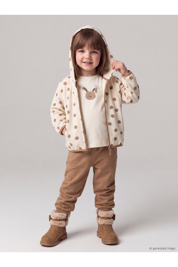 Quality Pieces from Çelebi Store Printed Baby Girl 3-Piece Set