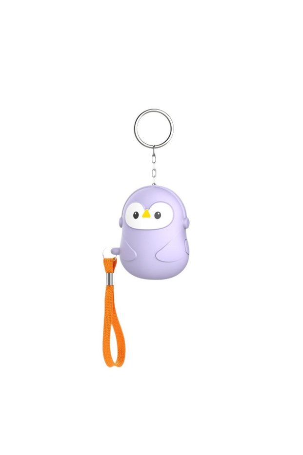 PURPLE Personal Self Defense Alarm 130db Self Defense Siren Safety Alarm For Women Girl Personal Key