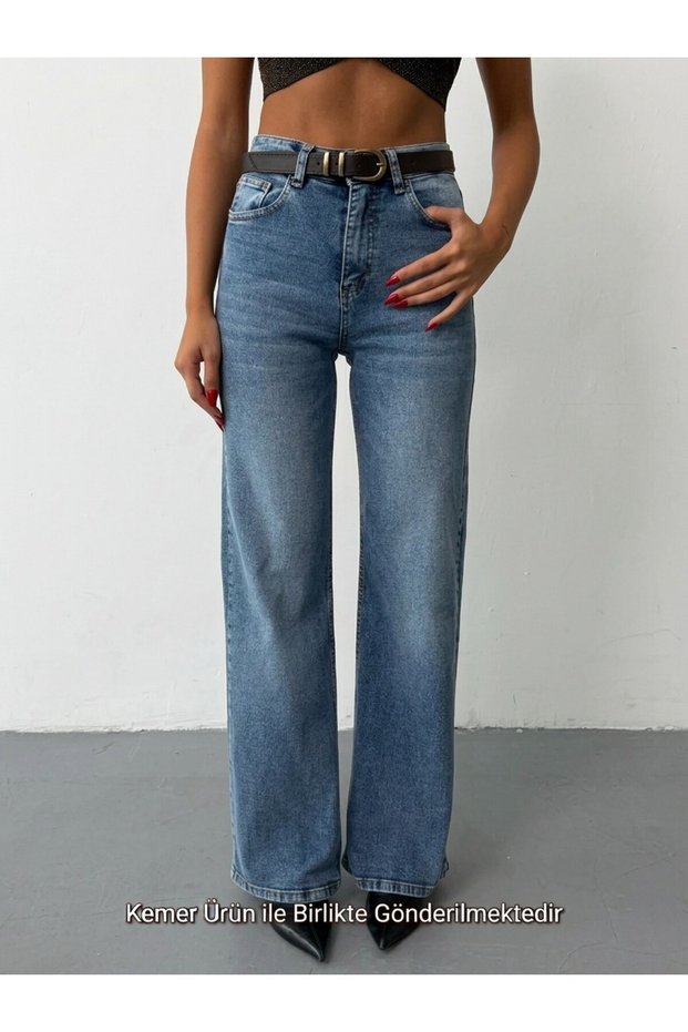 Women's High Waist Wide Leg Loose-Fit Jeans