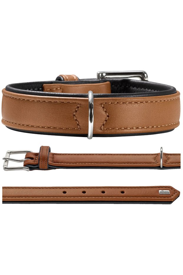 Leather dog collar 40 cm