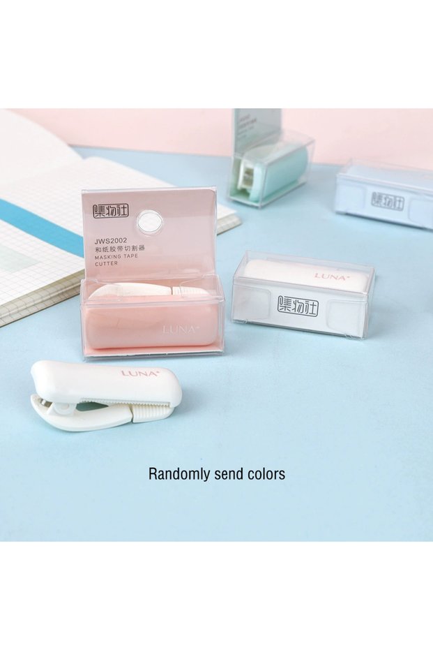 Mixed Color 1Pcs Creative Design Of Washi Tape Cutter Precise Cutting Stable Fixation Suitable For W