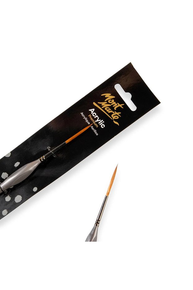 Artist Acrylic Brush Premium Taklon Rigger 3