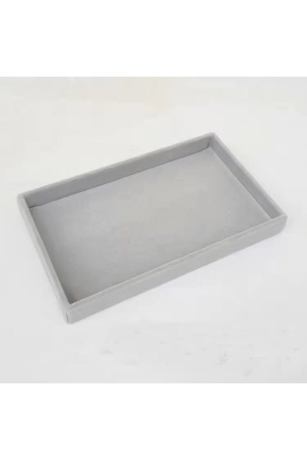 Empty plate New Jewelry Organizer Velvet Jewelry Storage Tray Display Ring Bracelet Necklace Storage