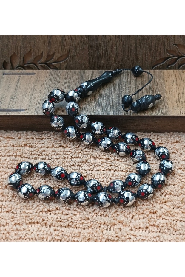Kuka Mine Embroidered Barley Cut 10X12 mm System Tassel Prayer Beads