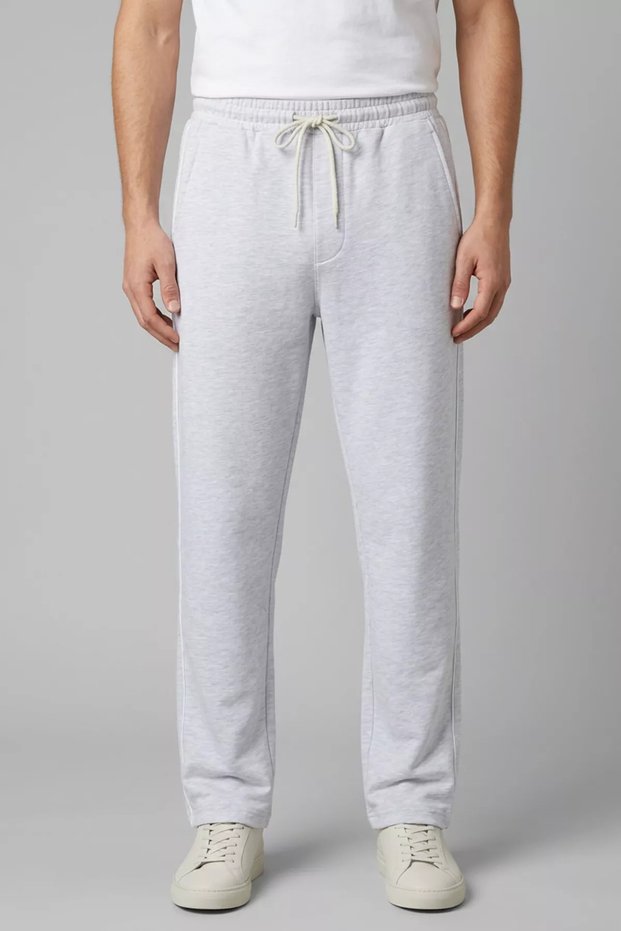 Elastic Waist Striped Sweatpants