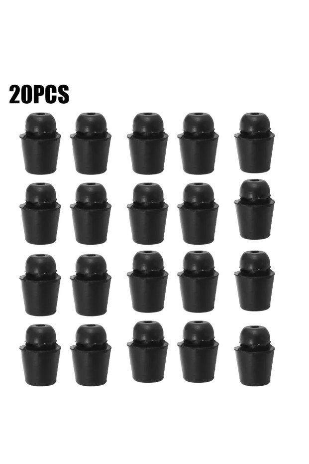 20pcs Car Door Rubber Pads Anti-collision Gasket Door Closing Shock Absorbing Dampers Sticker Rubber