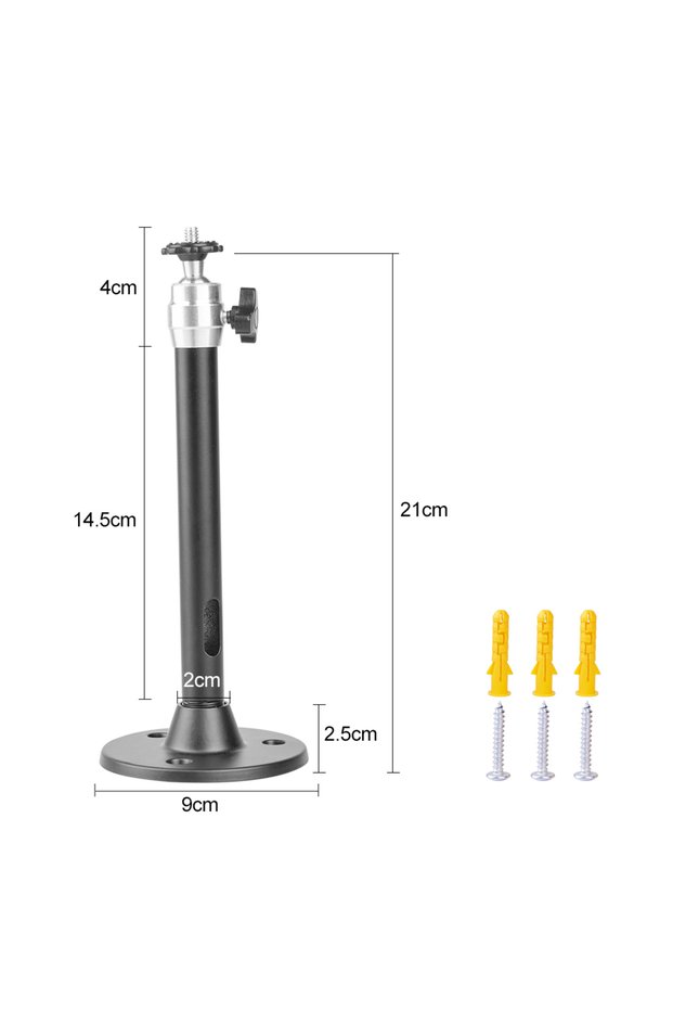 Black ThundeaL Wall Mount Metal Ceiling Projector Stand 6mm Thread 21 cm Firm Universal Projector 1