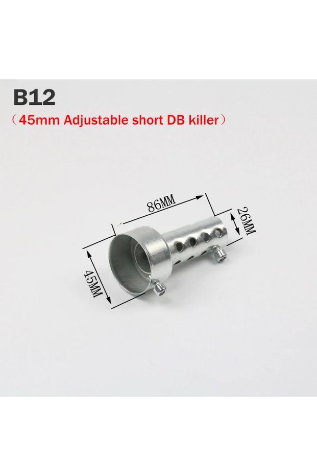 B12 Universal Motorcycle 35mm 42mm 45mm 48mm 60mm DB Killer Exhaust Can Muffler Insert Baffle DB Kil