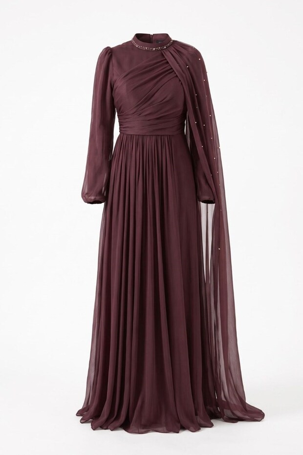 Fairy Evening Dress Dusty Rose