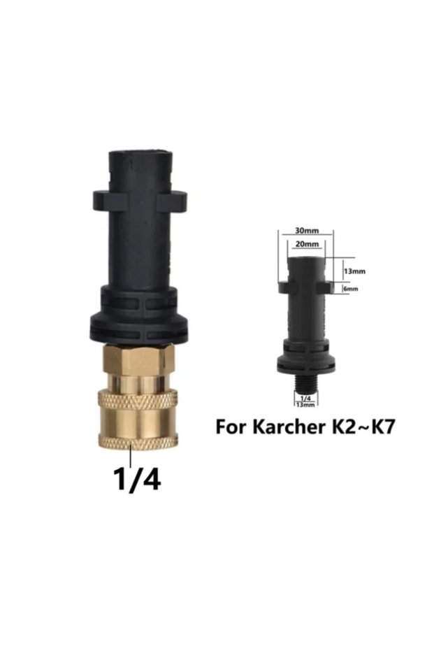 D Pressure Washer Quick Release Adapter 1/4" Heavy Duty, Compatible with AR Blue, Karcher, Lavor, B.