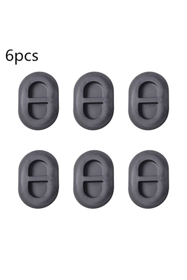 6pcs Black Floor Pan Drain Plug Rear Floor Pan Body Plug Small Rubber Plug For 2014-2023 Jeep Wrangl