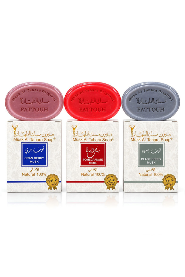 3 Pcs Sensitive Area and Body Scents of Cranberry + Black Mulberry +Pomegranate Musk 100% Natural